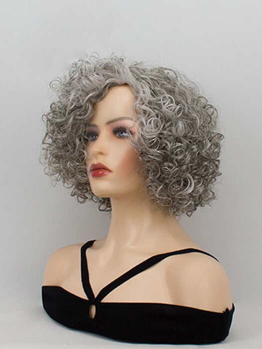 Unmatched Chin Length Curly Synthetic Wigs By imwigs®
