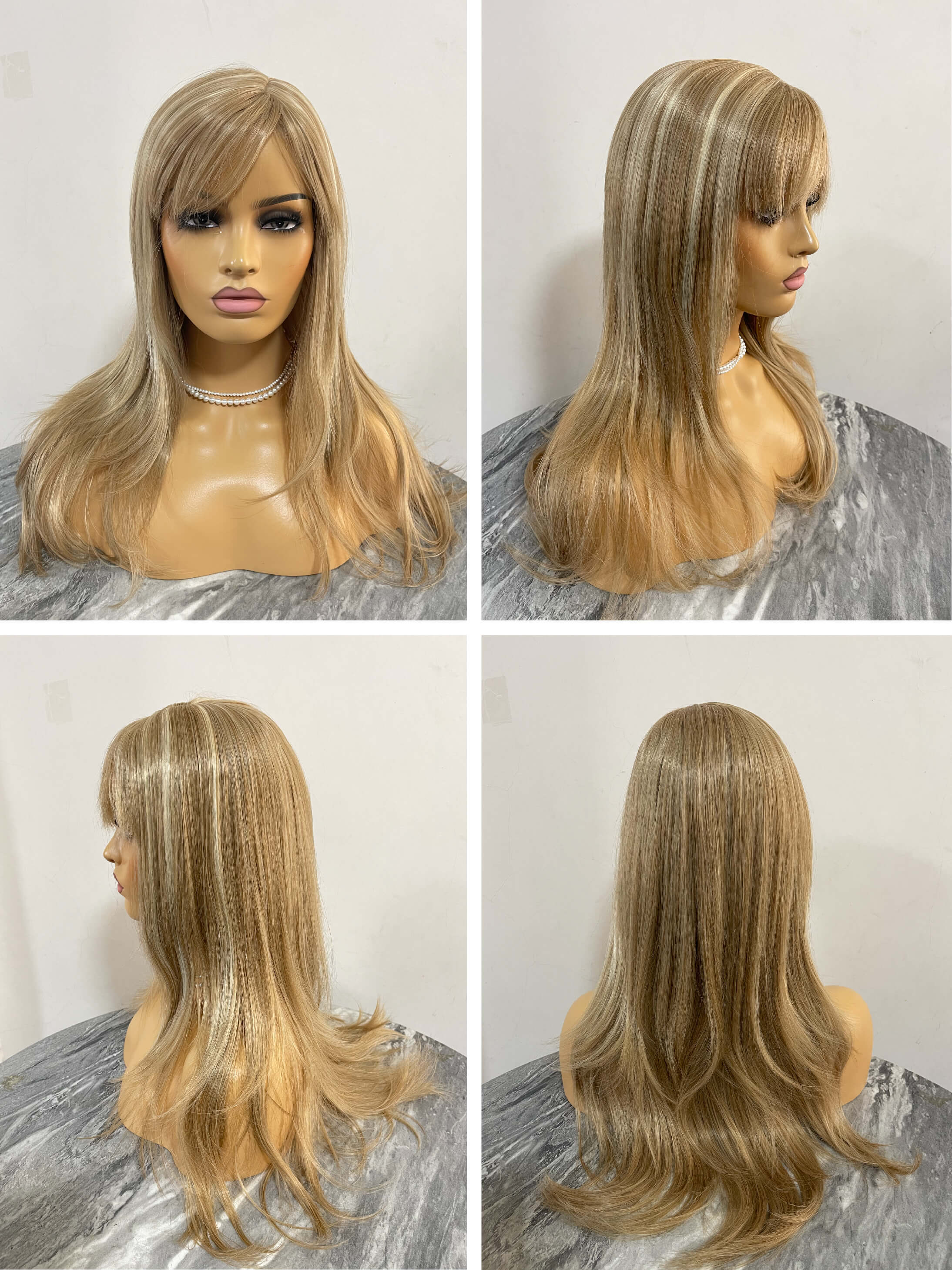 Long Layered Synthetic Wigs With Bangs By imwigs®