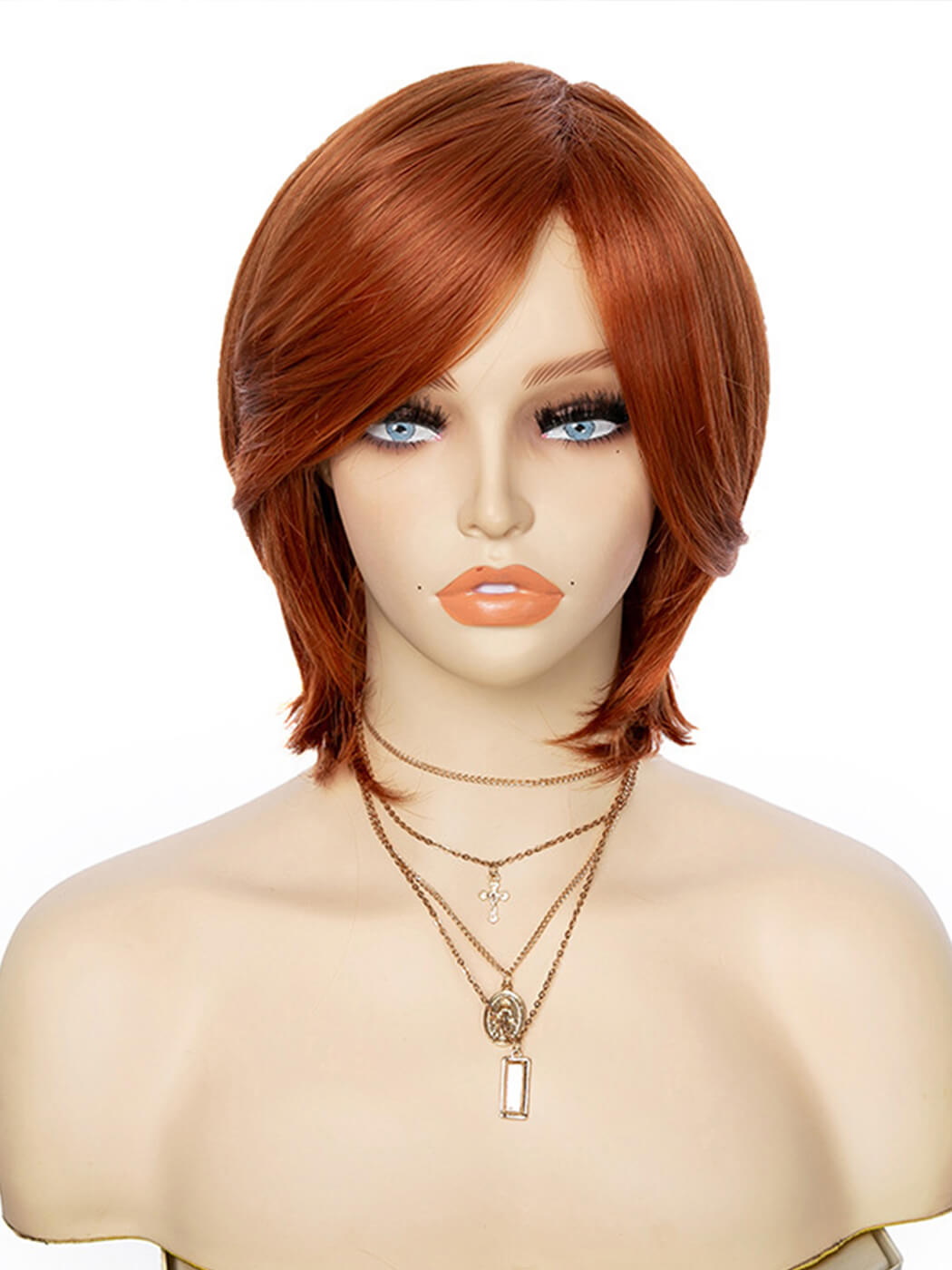 Mid-Length Bob Layered Synthetic Wigs By imwigs®