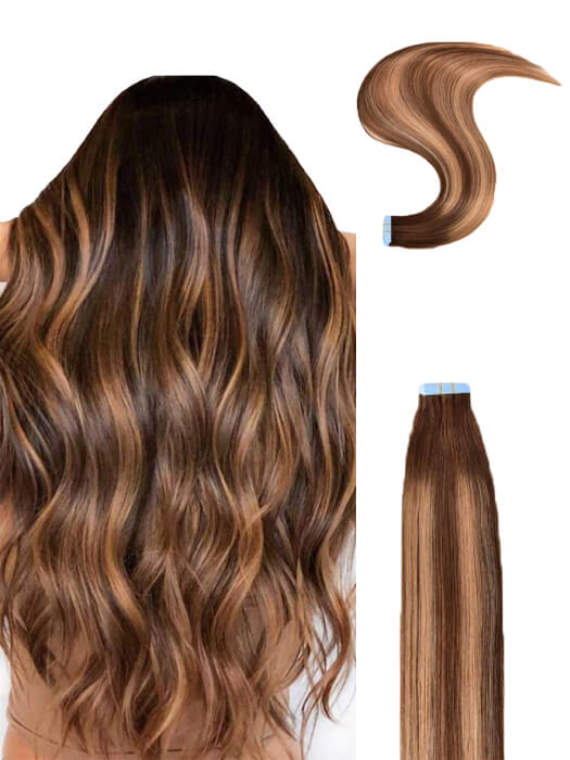 Seamless Long Straight Human Hair Extensions By imwigs®