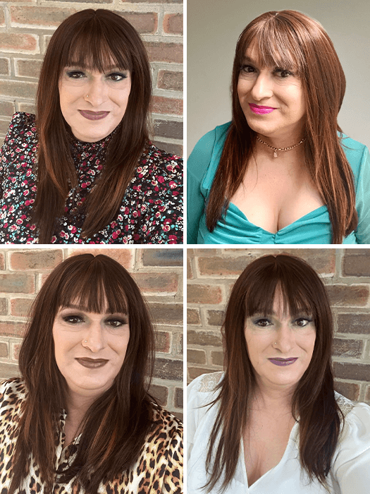 Long Layered Cut Wigs Straight Synthetic Wigs By imwigs®