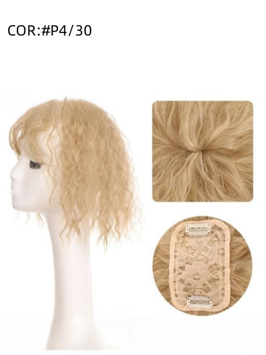 Short Curly Synthetic Toppers By imwigs®