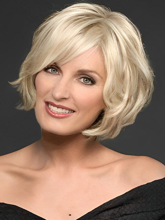 Bob Wigs Chin Length Wavy Wigs Blonde Synthetic Wigs By imwigs®