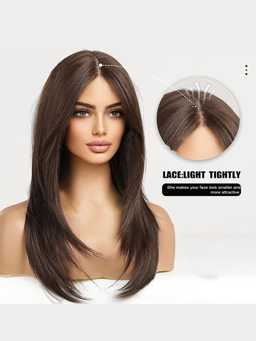 Best Layered Lace Frontal Synthetic Wigs By imwigs®