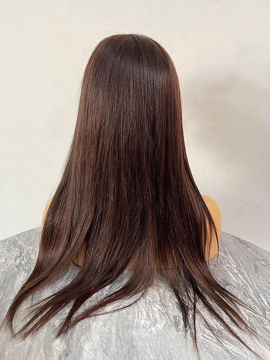 Perruques longues et droites attrayantes 100% perruques avant en dentelle de cheveux humains par imwigs®