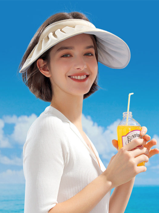 Sonnenhüte für Damen, UV-Schutz, Sonnenblende, Sommerhüte mit breiter Krempe