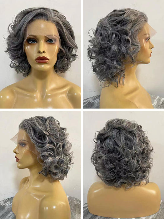 Curly Medium Lace Front Synthetic Wig By imwigs®