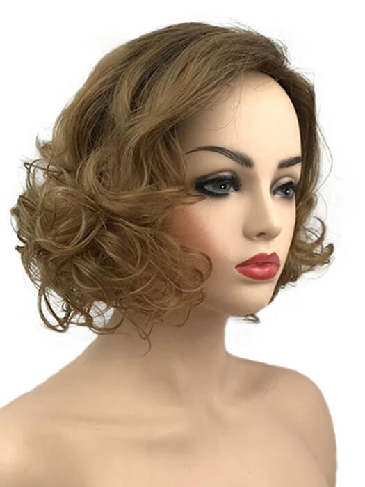 Kris Short Bob Curly Wigs Synthetic Wigs By imwigs®