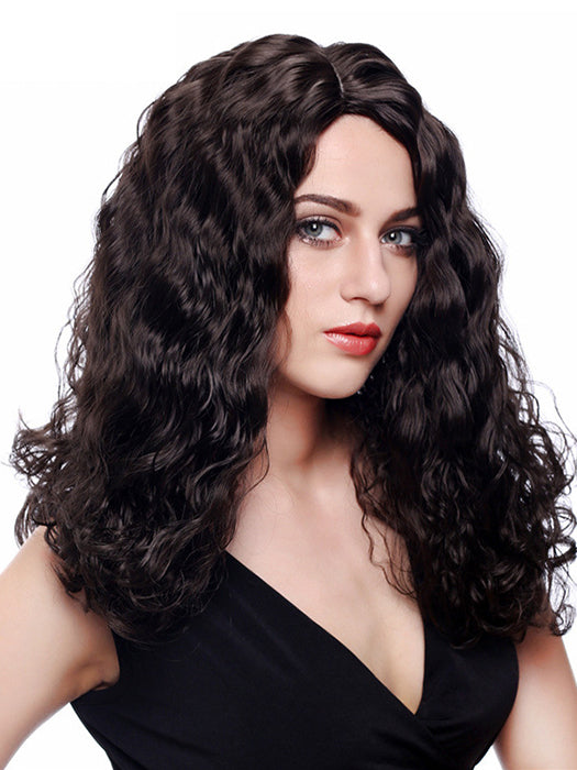 Serena Long Natural Wavy Synthetic Wig By imwigs®