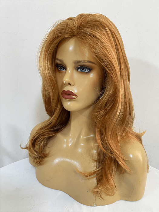 Long Straight Wavy Synthetic Wigs With Side Bangs By imwigs®