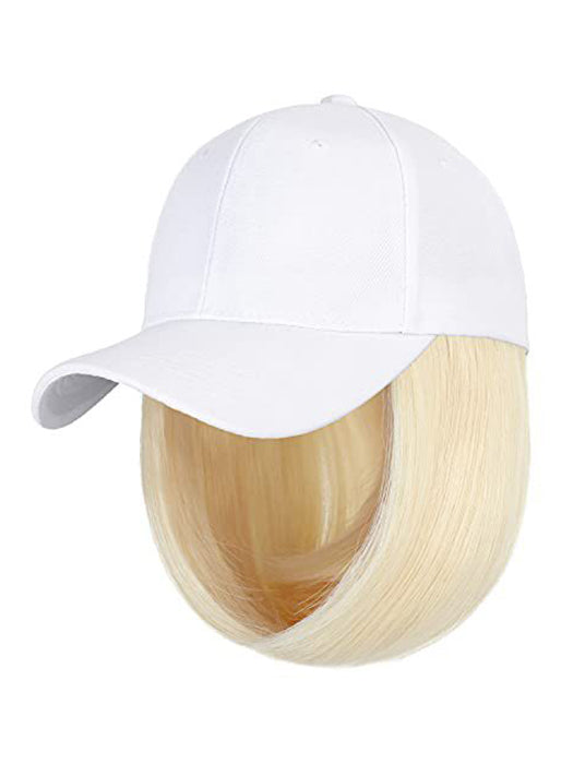 Baseball Hat Straight Bob Wig Cap By imwigs®