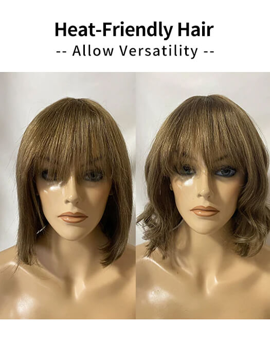 Tandi Short Bob 100% Human Hair Wigs By imwigs®