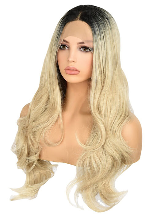 Long Wavy Wigs Softly Lace Frontal Synthetic Wigs By imwigs®