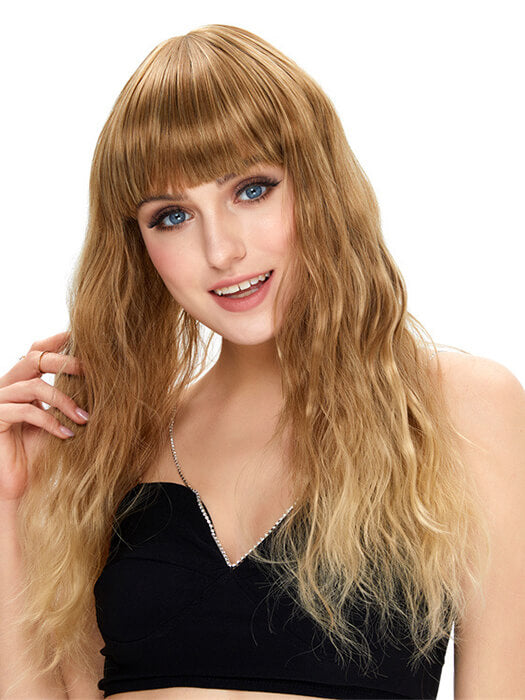 Alina Ombre Long Beach Wavy Synthetic Wigs By imwigs®