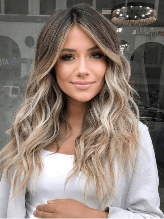 Ombre Long Wavy Synthetic Wigs By imwigs®