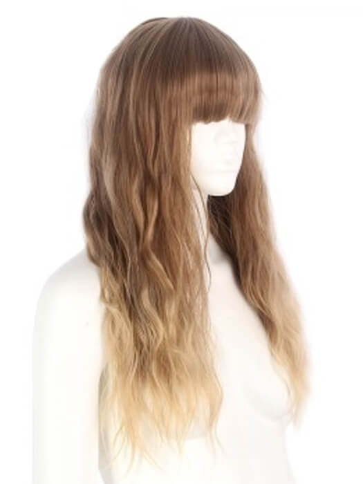 Alina Ombre Long Beach Wavy Synthetic Wigs By imwigs®