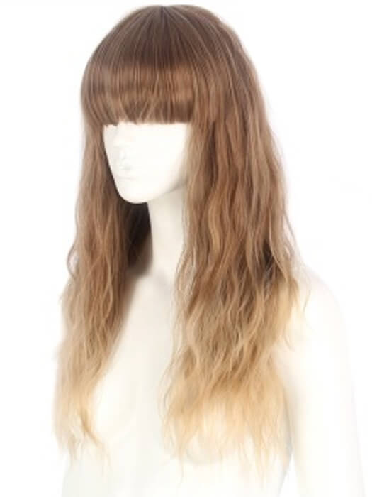 Alina Ombre Long Beach Wavy Synthetic Wigs By imwigs®