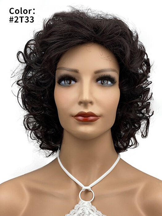 Layered Short Bob Curly Synthetic Wigs By imwigs®