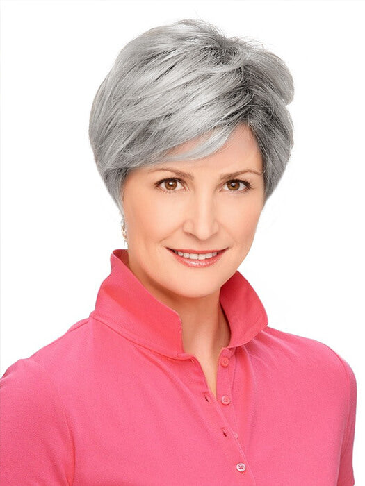 Boycut Short Straight Synthetic Wig With Roots By imwigs®