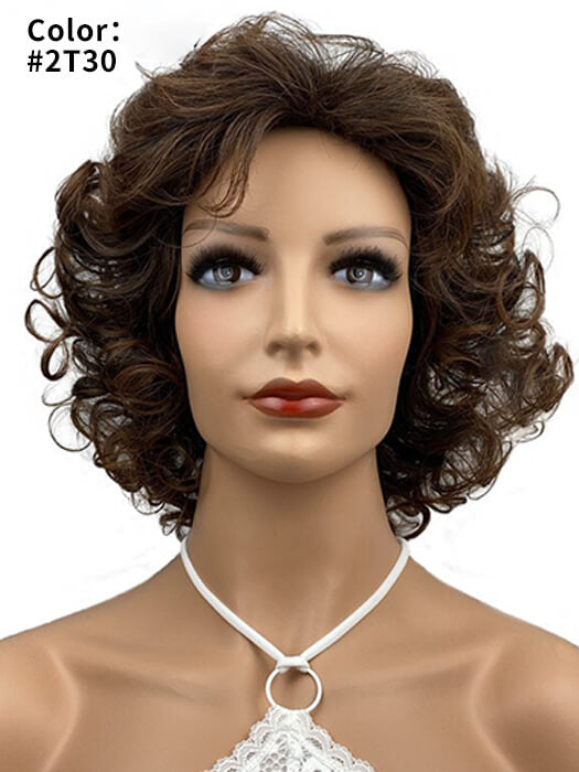 Layered Short Bob Curly Synthetic Wigs By imwigs®