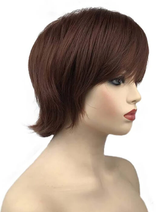 Short Bob Straight Layered Wigs Synthetic Wigs By imwigs®