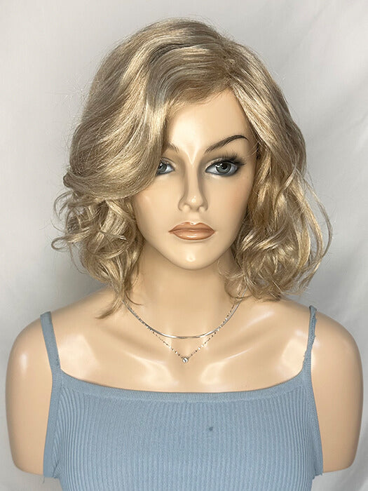 Light Short Curly Blonde Synthetic Wig By imwigs®