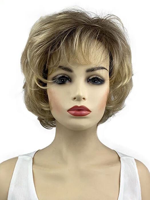 Shaggy Blonde Wigs 10 Inch Wavy Synthetic Wigs By imwigs®