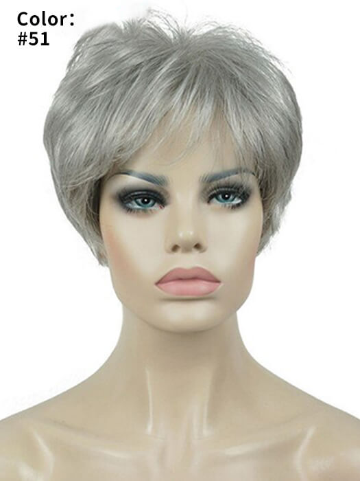 Attractive Short Spiky Straight Layered Synthetic Wig By imwigs®