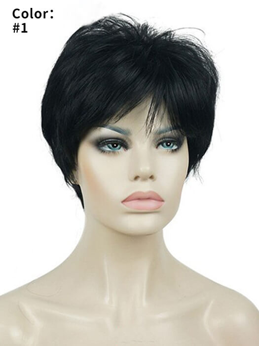 Attractive Short Spiky Straight Layered Synthetic Wig By imwigs®