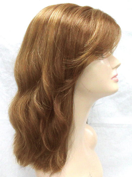 Smooth Long Body Wavy Synthetic Wig With Bangs(Mono Top) By imwigs®