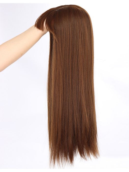 Long Seamless Nature Look Synthetic Topper By imwigs®