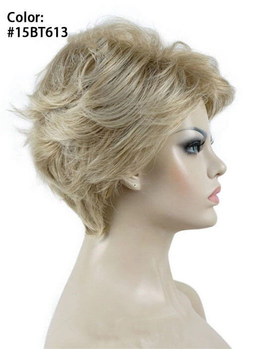Natrual Short 8 Inch Straight Layered Synthetic Wig By imwigs®
