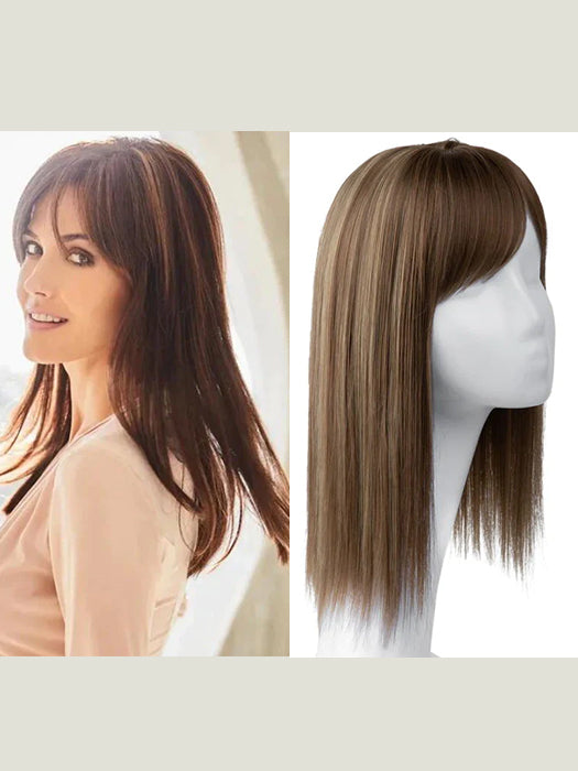 Fashion Long Straight Synthetic Hair Toppers With Bangs By imwigs®