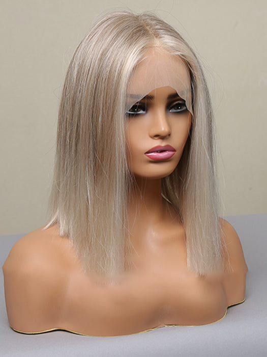 Mid-Part Straight Wigs Lace Front Synthetic Wigs By imwigs®