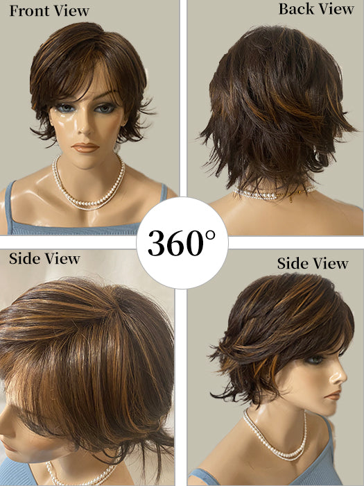 Short Layers Synthetic Wigs By imwigs®