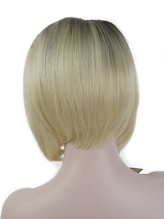 Short Bob Lace Part Wig Ombre Rooted Synthetic Wigs