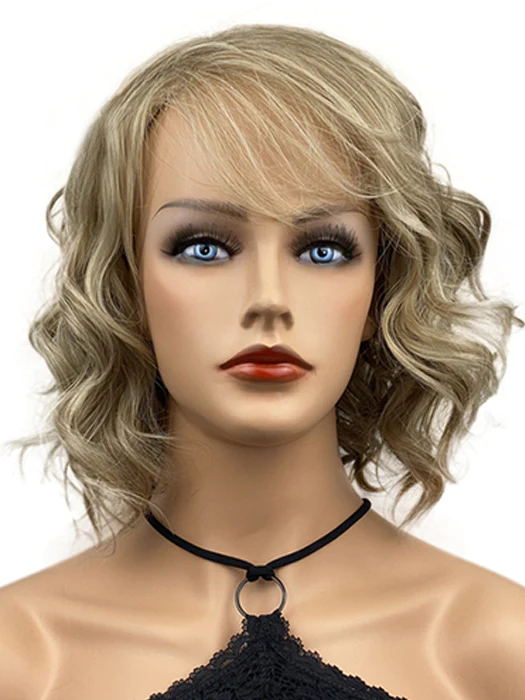 Chin Length Wavy Blonde Synthetic Wigs By imwigs®