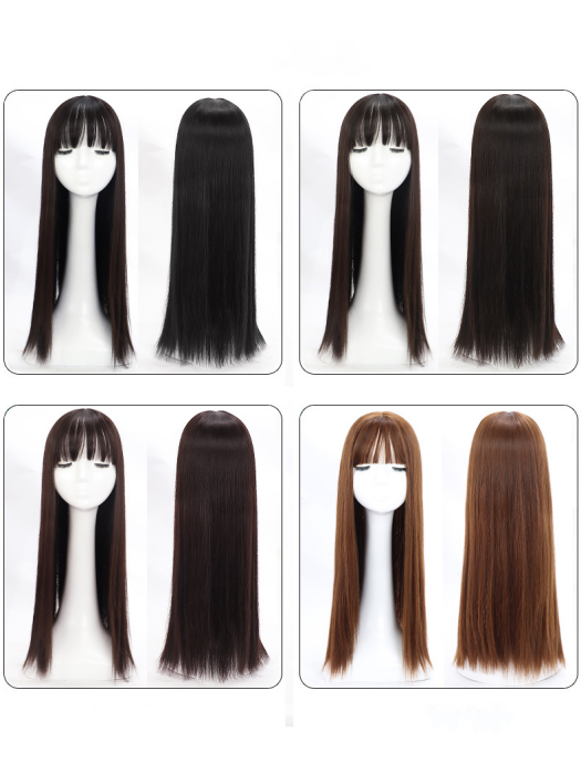 Long Seamless Nature Look Synthetic Topper By imwigs®