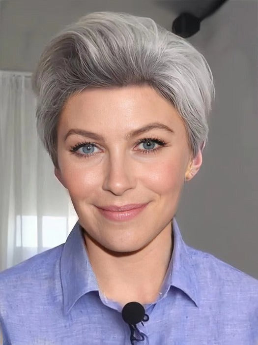 Short Spiky Wavy Wigs Lace Frontal Synthetic Wig By imwigs®