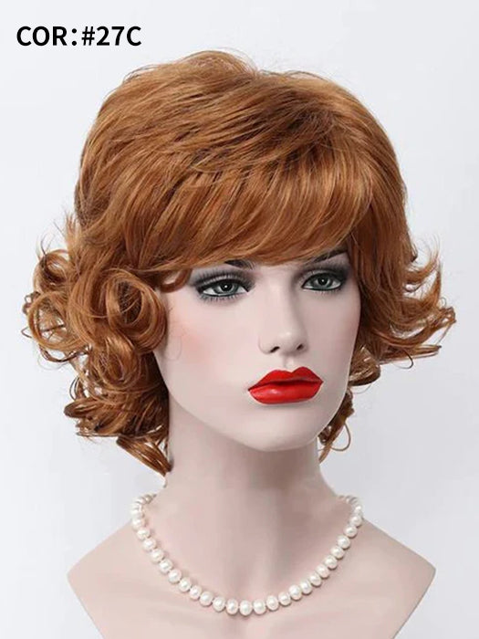 Shag With Spiral Short Curls Synthetic Wigs By imwigs®