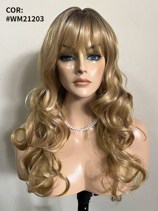 Adorable Long Wavy Synthetic Wig By imwigs®