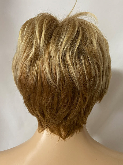 Natrual Short 8 Inch Straight Layered Synthetic Wig By imwigs®