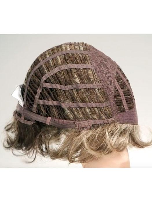  Loosely Waved Layers Brown Synthetic Wig