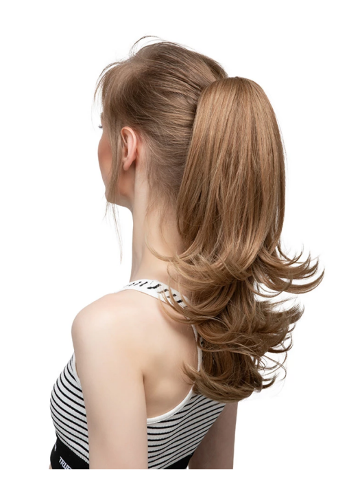 Long Wavy Synthetic Drawstring Ponytail By imwigs®