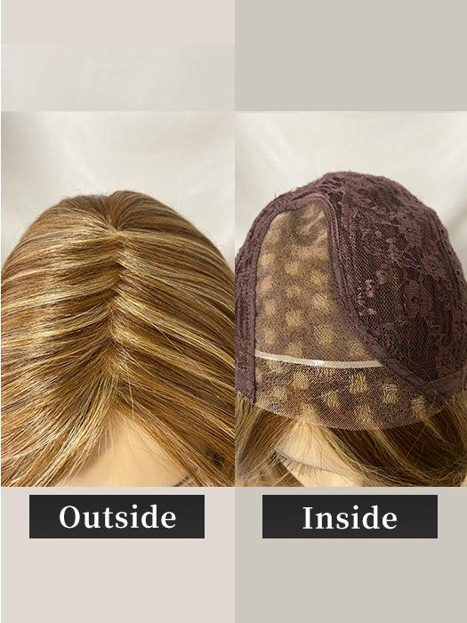 Wigs with sales monofilament top