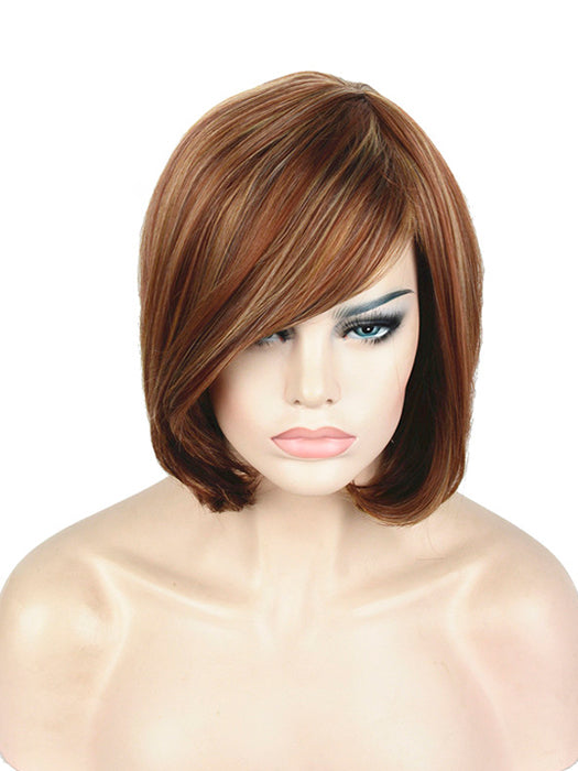 Natural Bob Hairstyle Short Straight Synthetic Wig By imwigs®