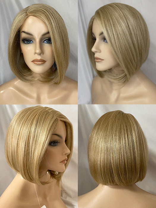 Comely Straight Shoulder Length Blonde Synthetic Wig(Lace Part) By imwigs®