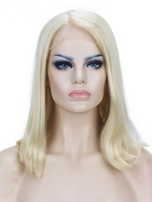 Elegant Shoulder Length Straight Lace Front Synthetic Wigs By imwigs®