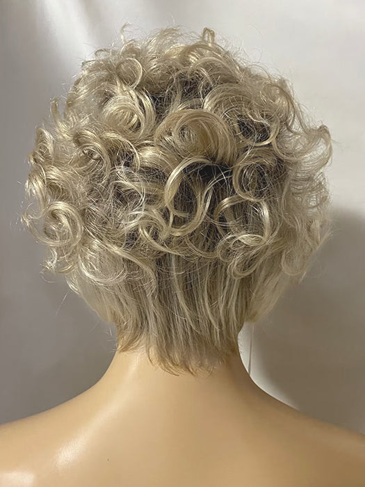 Unique Short Curly Side Bang Wave Synthetic Wigs By imwigs®