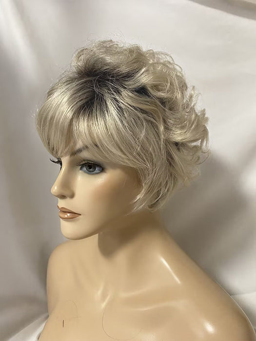 Unique Short Curly Side Bang Wave Synthetic Wigs By imwigs®